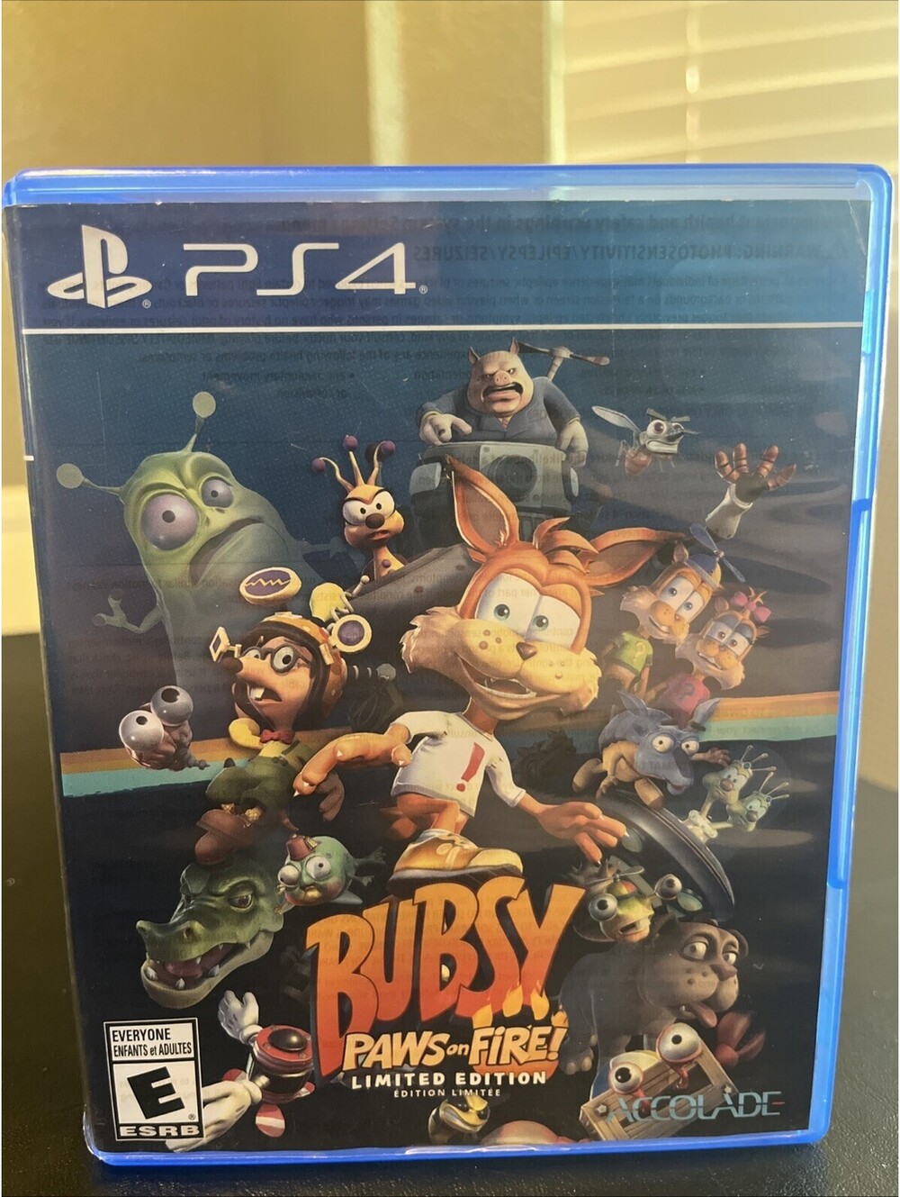 Bubsy Paws on Fire! Limited Edition PS4 (PlayStation 4 2019) - Read Description